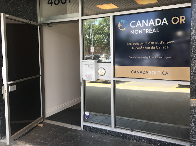 Canada Gold Montreal Storefront